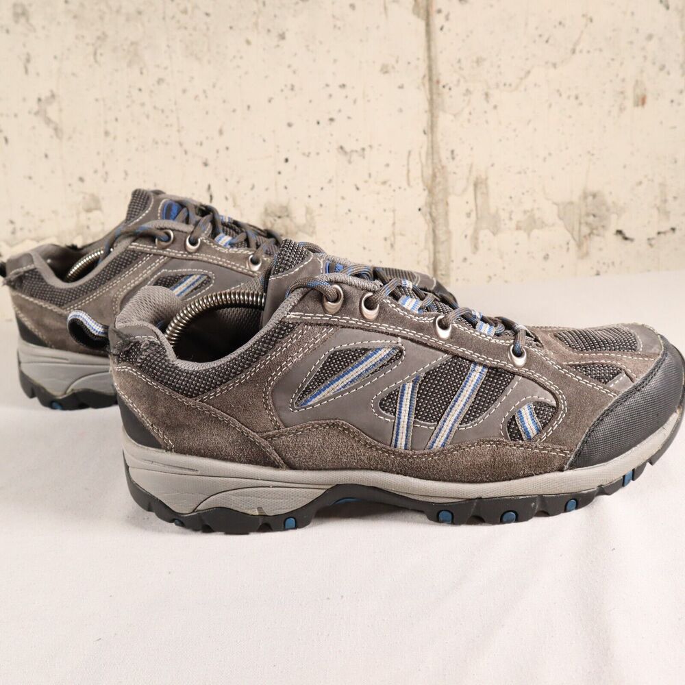 Khombu Hiking Shoes Mens Size 10.5 W Gray Lace Up